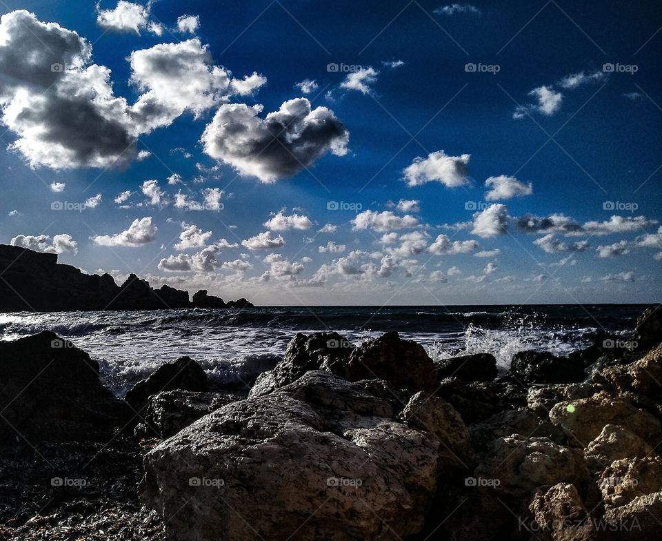 Sea, Beach, Water, Rock, Sky