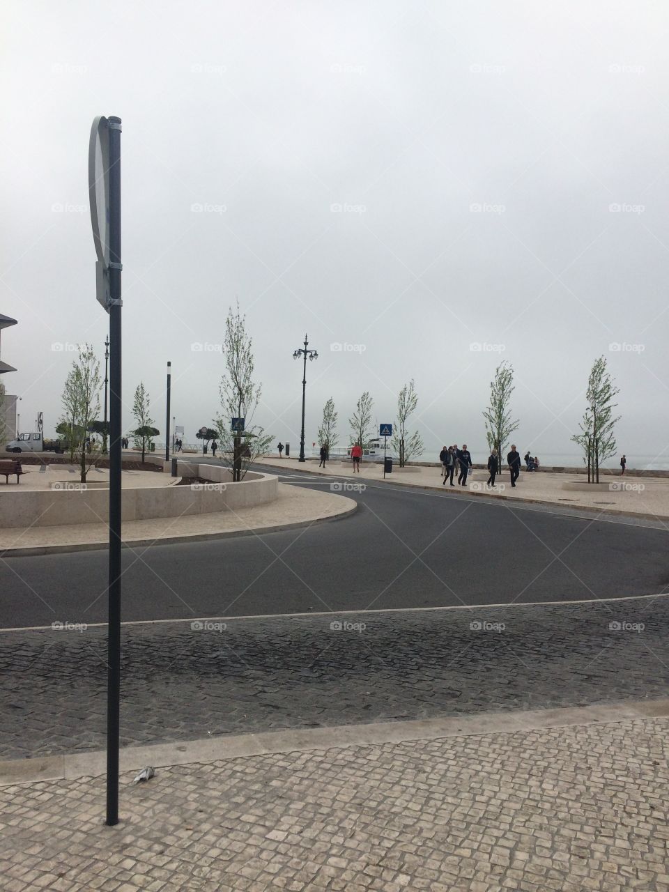 Cais Sodre at Lisbon tourist area 