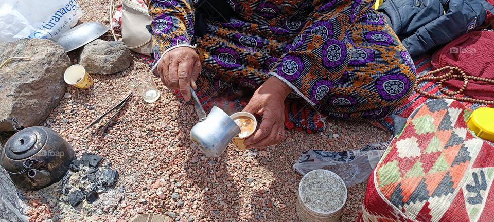 Bedouin coffee