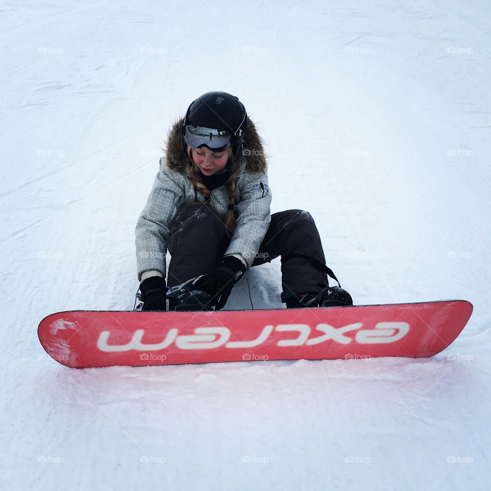 Moa is getting ready for another run down the slopes.