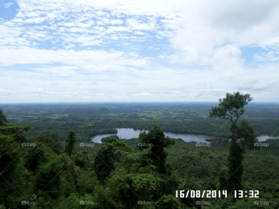 landscape. landscape of thailand, natural beauty, green, sky, cloud,lake