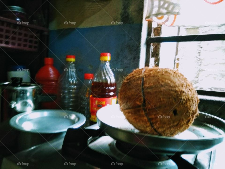 Coconut in Kitchen