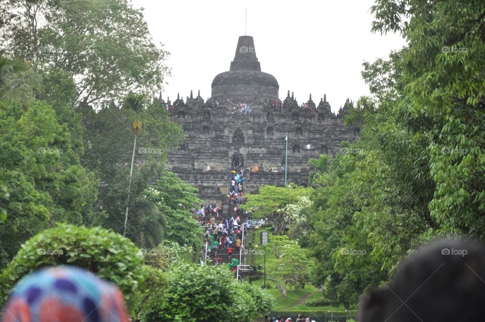 Borobudur is a buddhist temple located in borobudur, magelang, central Java. Borobudur is the biggest Buddha temple in the world.