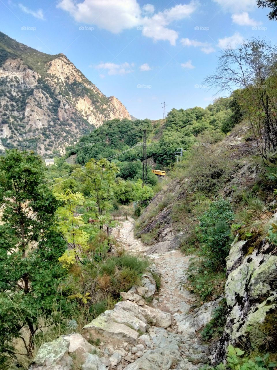 le chemins de la montagne