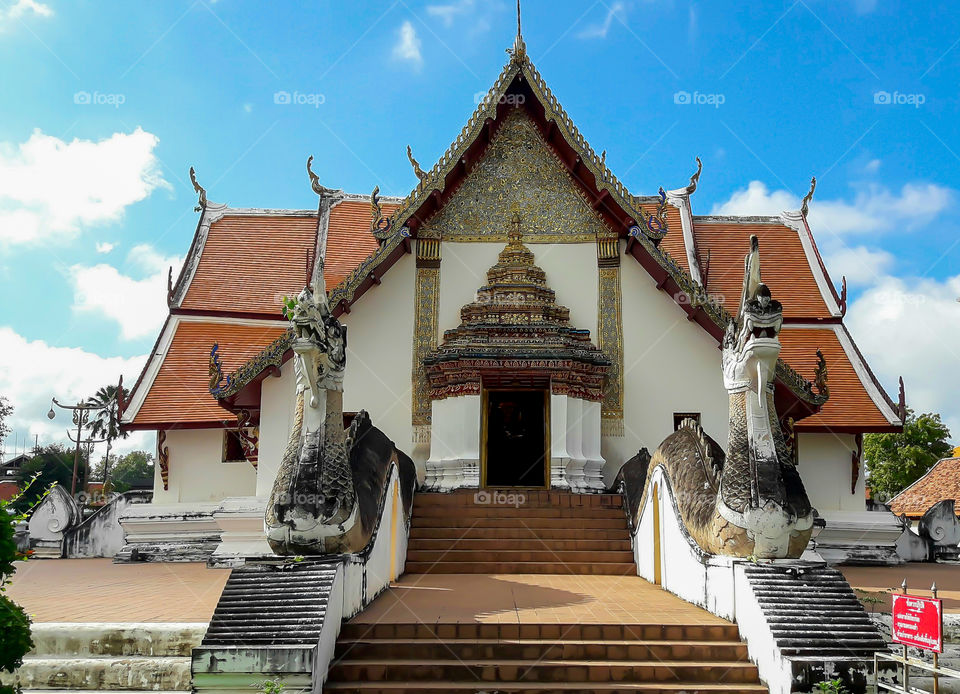 The beauty of the Phumin temple is the oldest temple in Nan . And has a long history