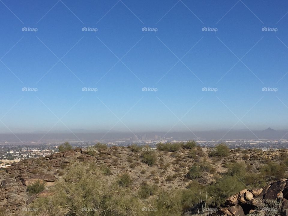 on top of the mountain