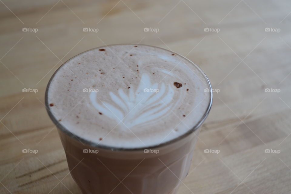 Simple latte art