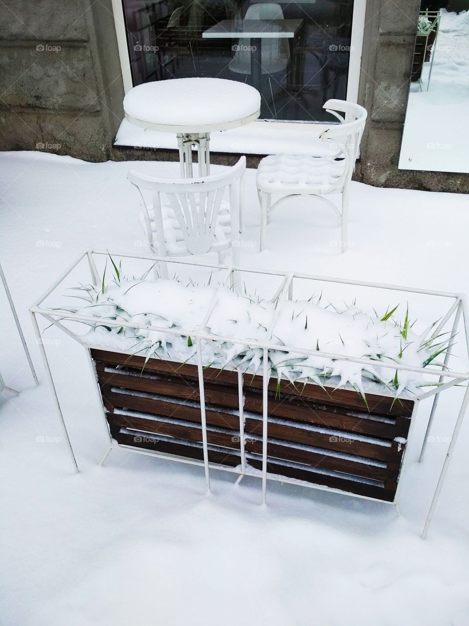 Зимнее кафе