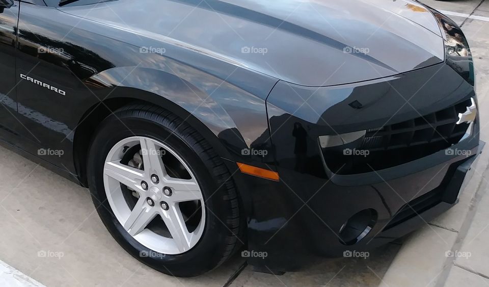 Black Chevy Camaro