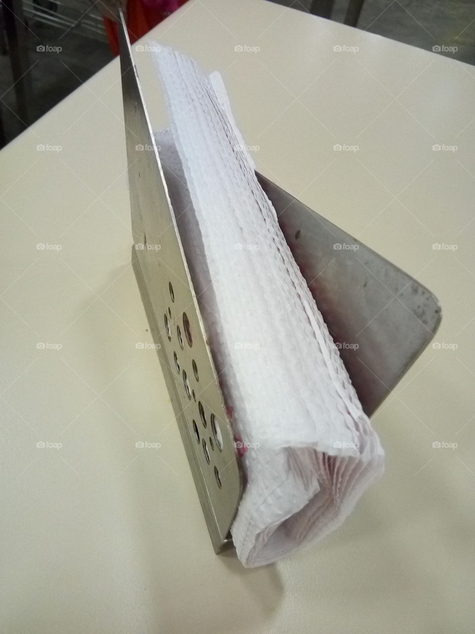 a bundle of napkins- remain always clean remain always healthy.