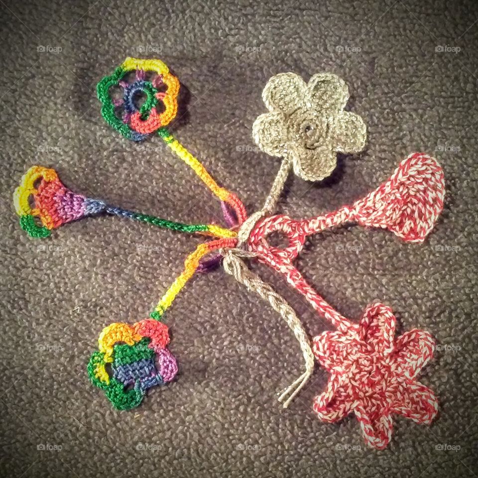 stitch markers ready to package