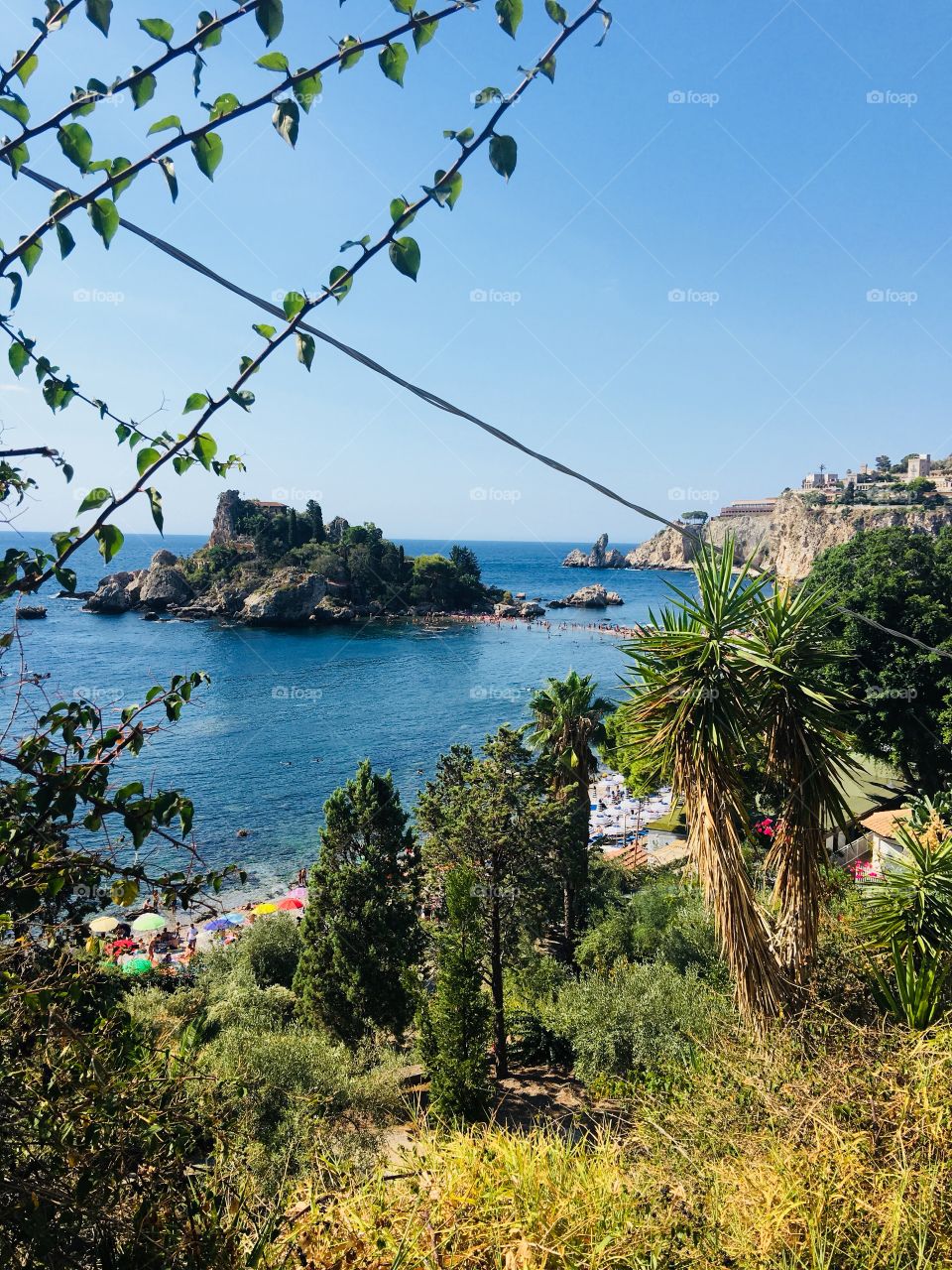 The beautiful island of Isola Bella