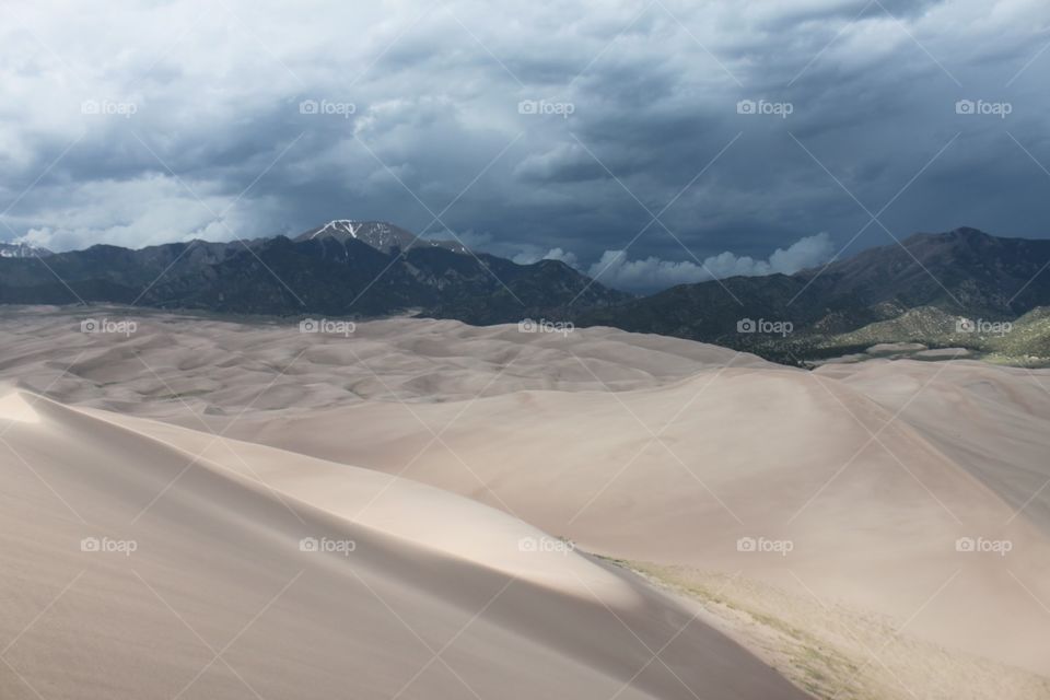 Sand dunes Colorado 