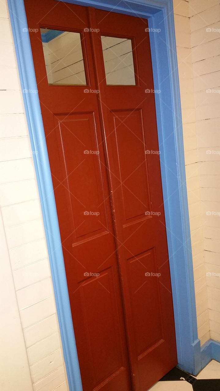 Red & Blue Doors