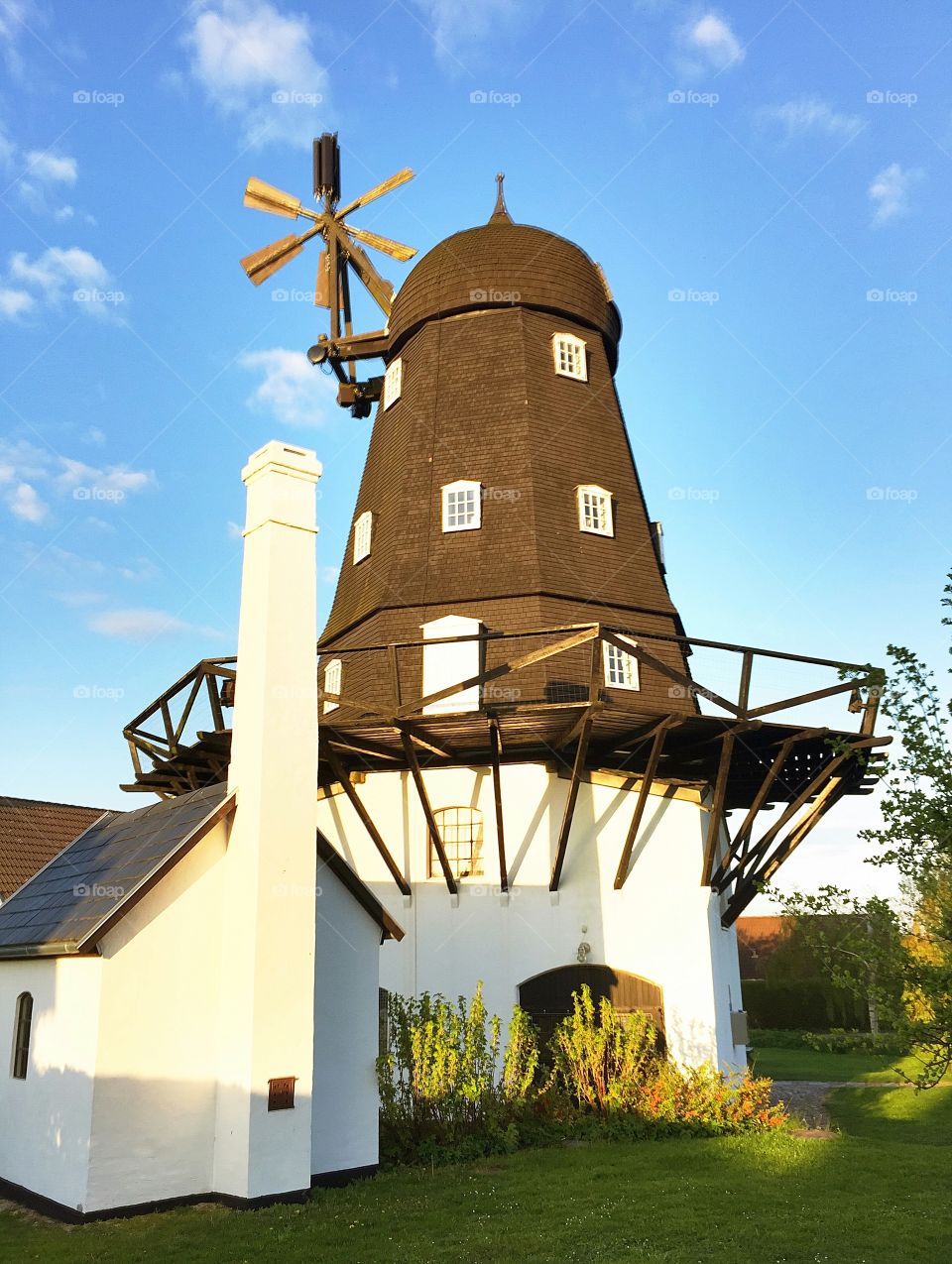 Mill in Ganløse Denmark . Mill original shot