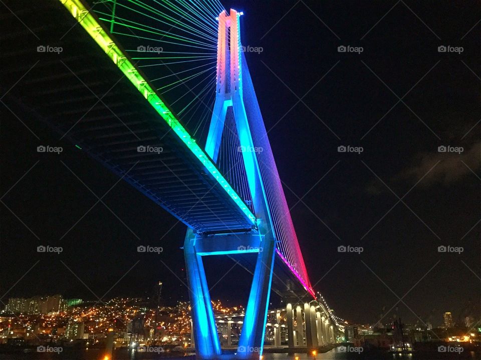 A beautiful bridge of Pusan port
