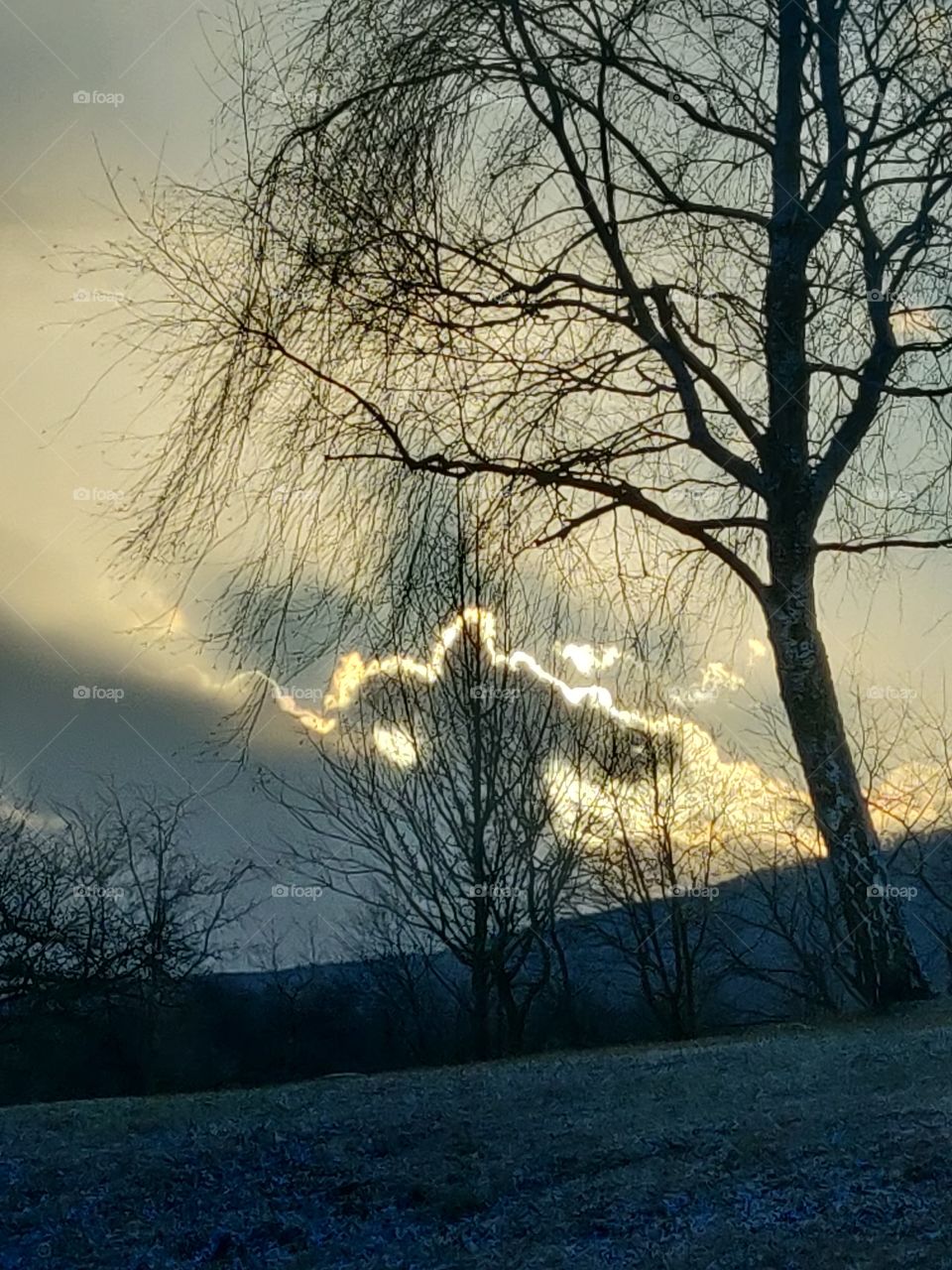 Bigfoot in the clouds.
