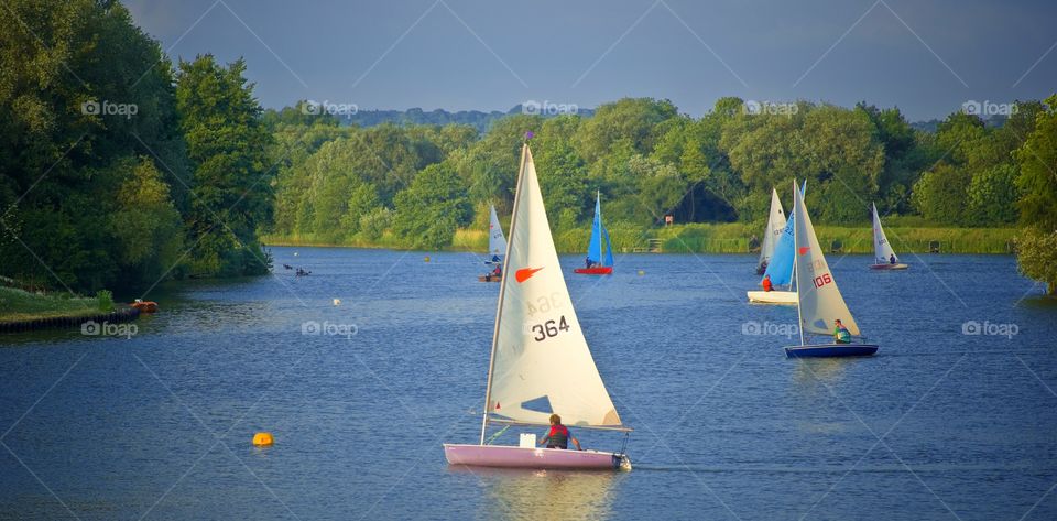 Sailing. Boat