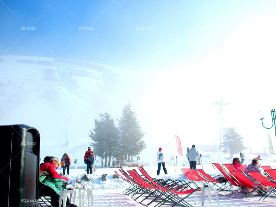 Winter sports in France