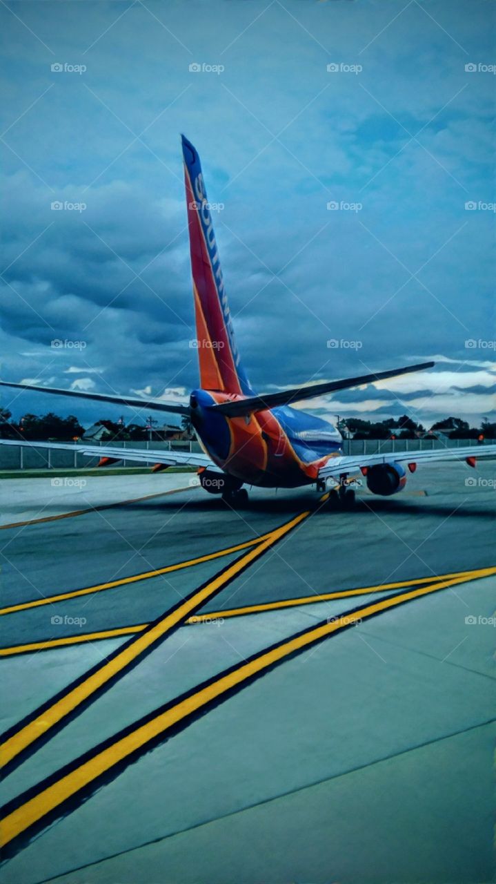Taxiing around Phoenix