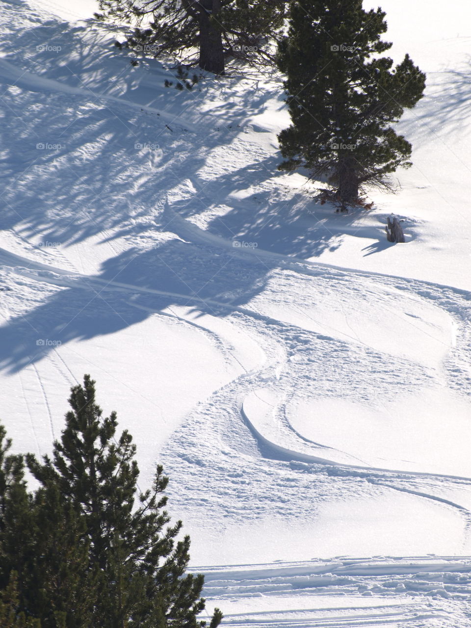 View of ski slope