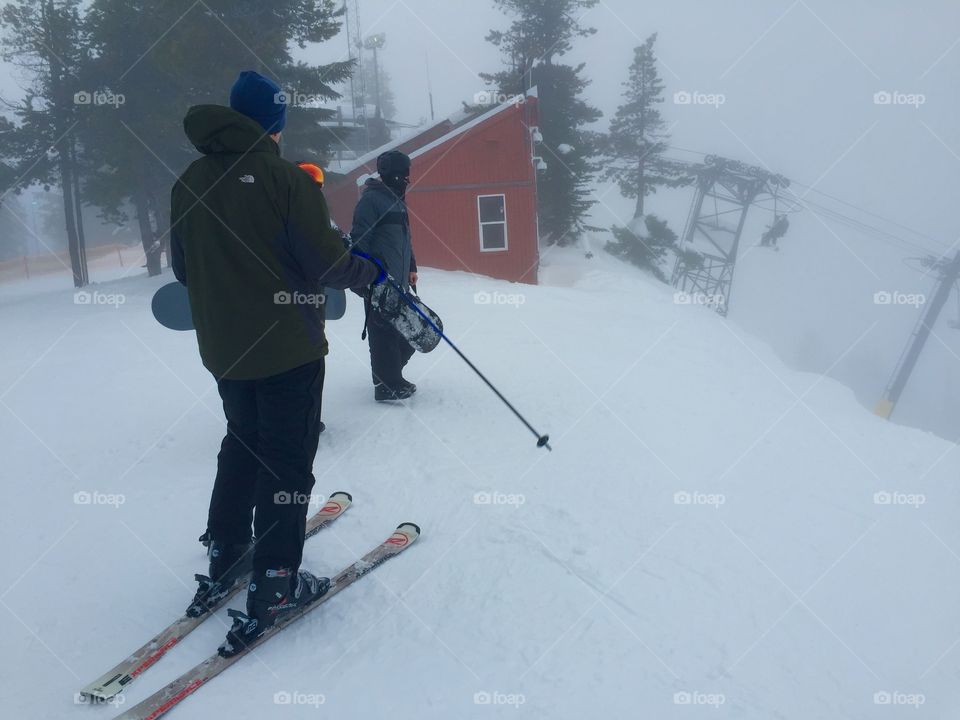 Foggy Conditions on the Ski Slopes