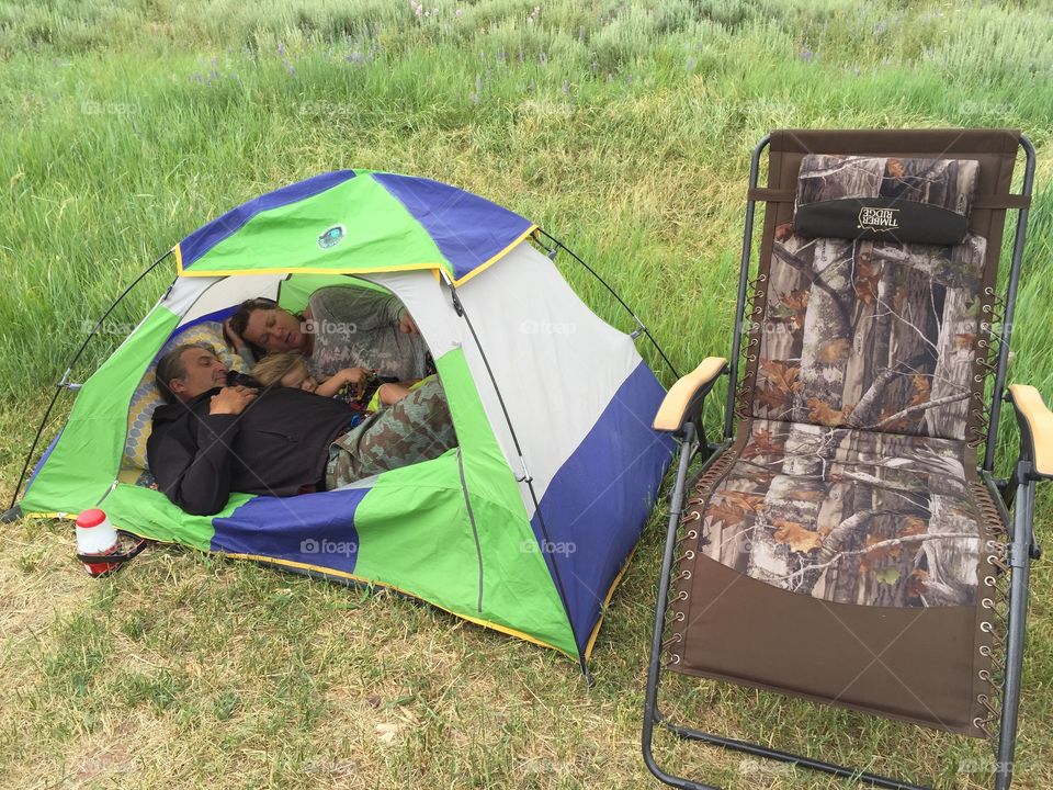 Tent, Camp, Outdoors, Camper, Grass