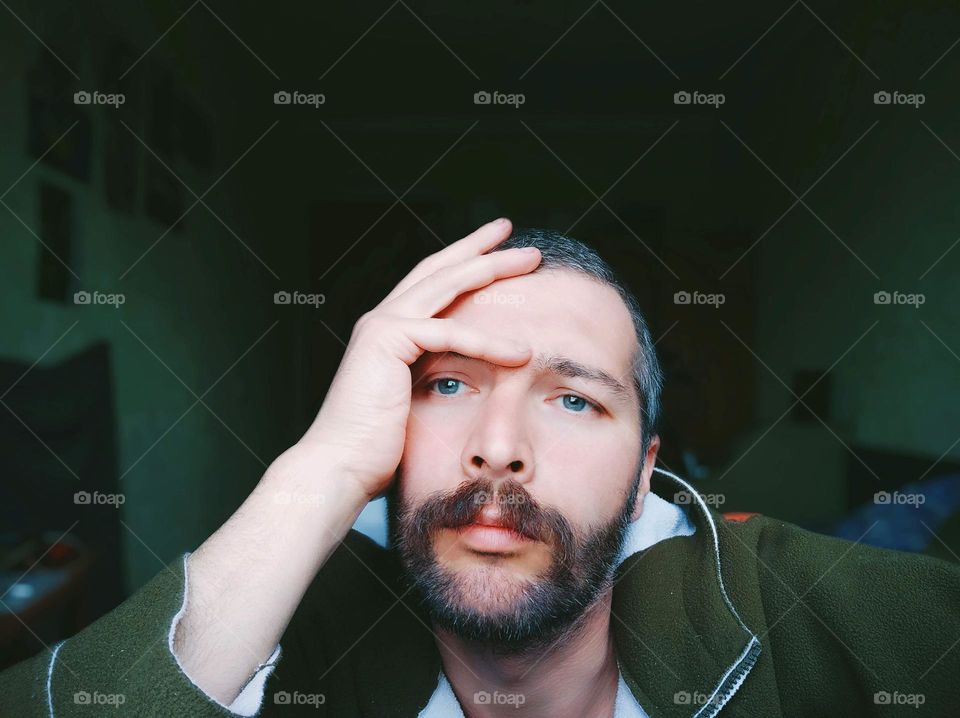 portrait of a man with a beard