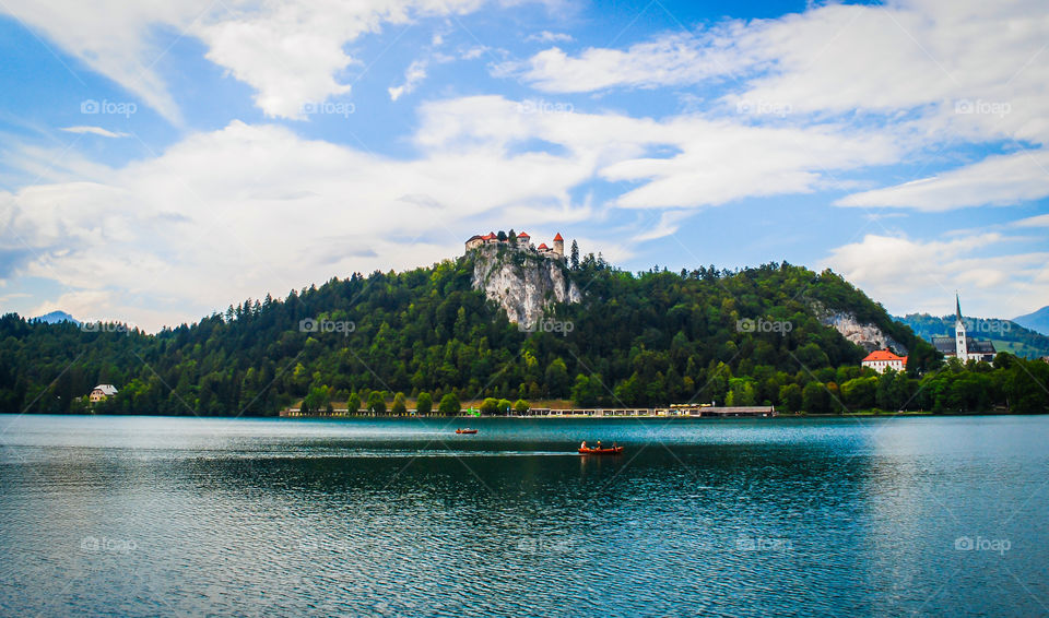 Lake Bled. Beautiful landscape of lake Bled, Slovenia