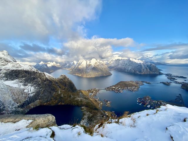 View from Reinebringen, Lofoten islands