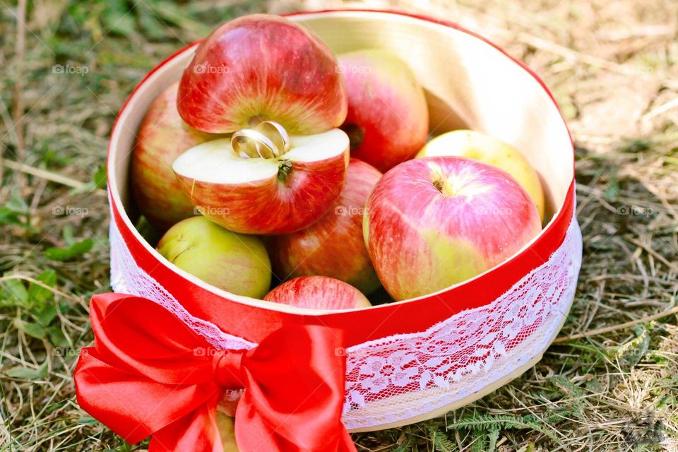 Apples with taste of love
