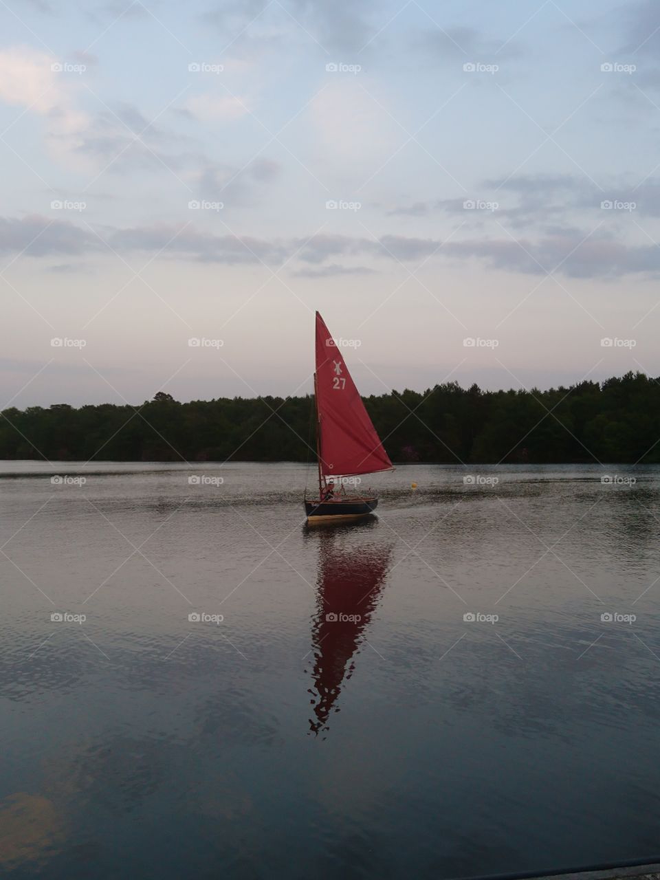 Sailing boat on Lake