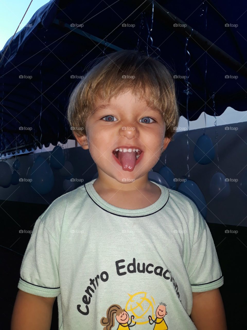 child making a face for being hungry