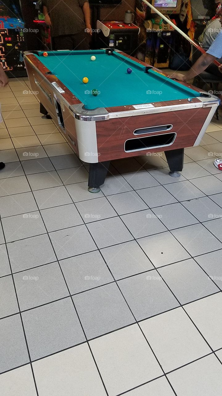 pool players at Laredo