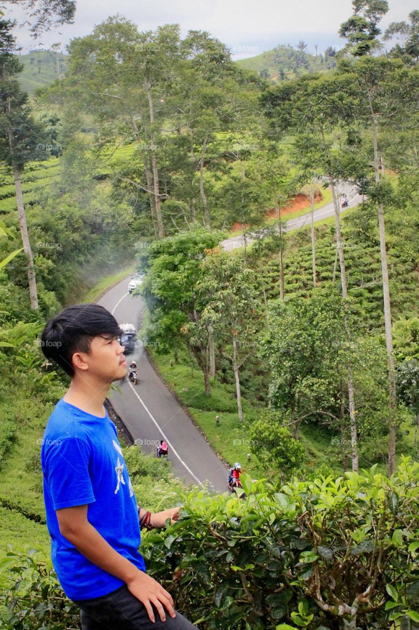 a very beautiful natural atmosphere for tourism in Indonesia