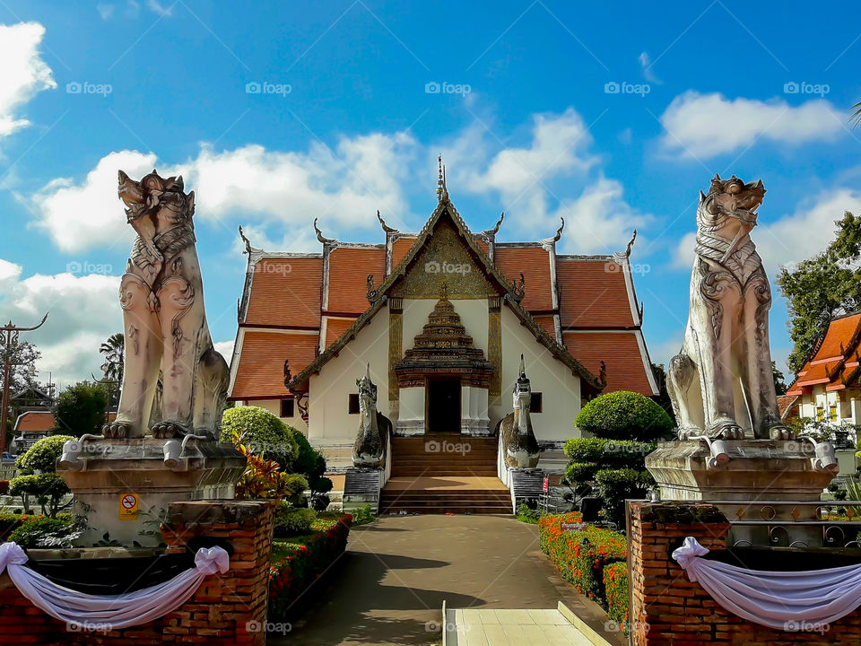 The beauty of the Phumin temple is the oldest temple in Nan . And has a long history