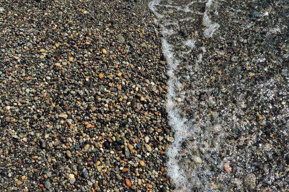 Pebbles on the beach