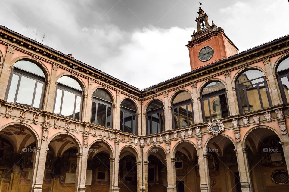 Palacio del Archiginnasio de Bolonia (Bologna - Italy)