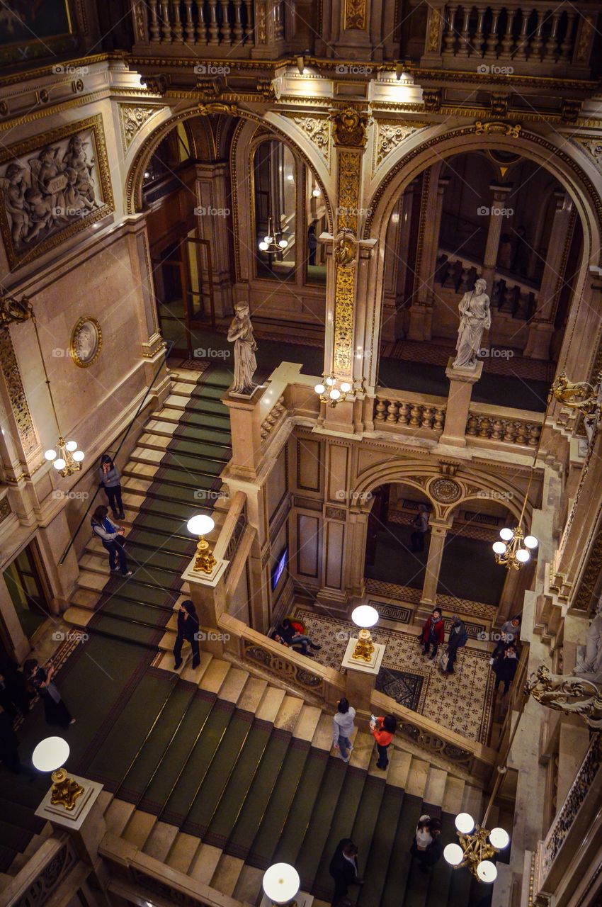 Escalera Imperial, Opera de Viena (Vienna - Austria)