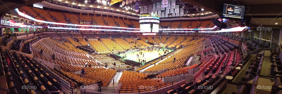 TD Garden after the game 