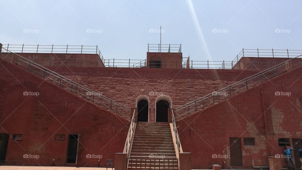 red fort, delhi, india