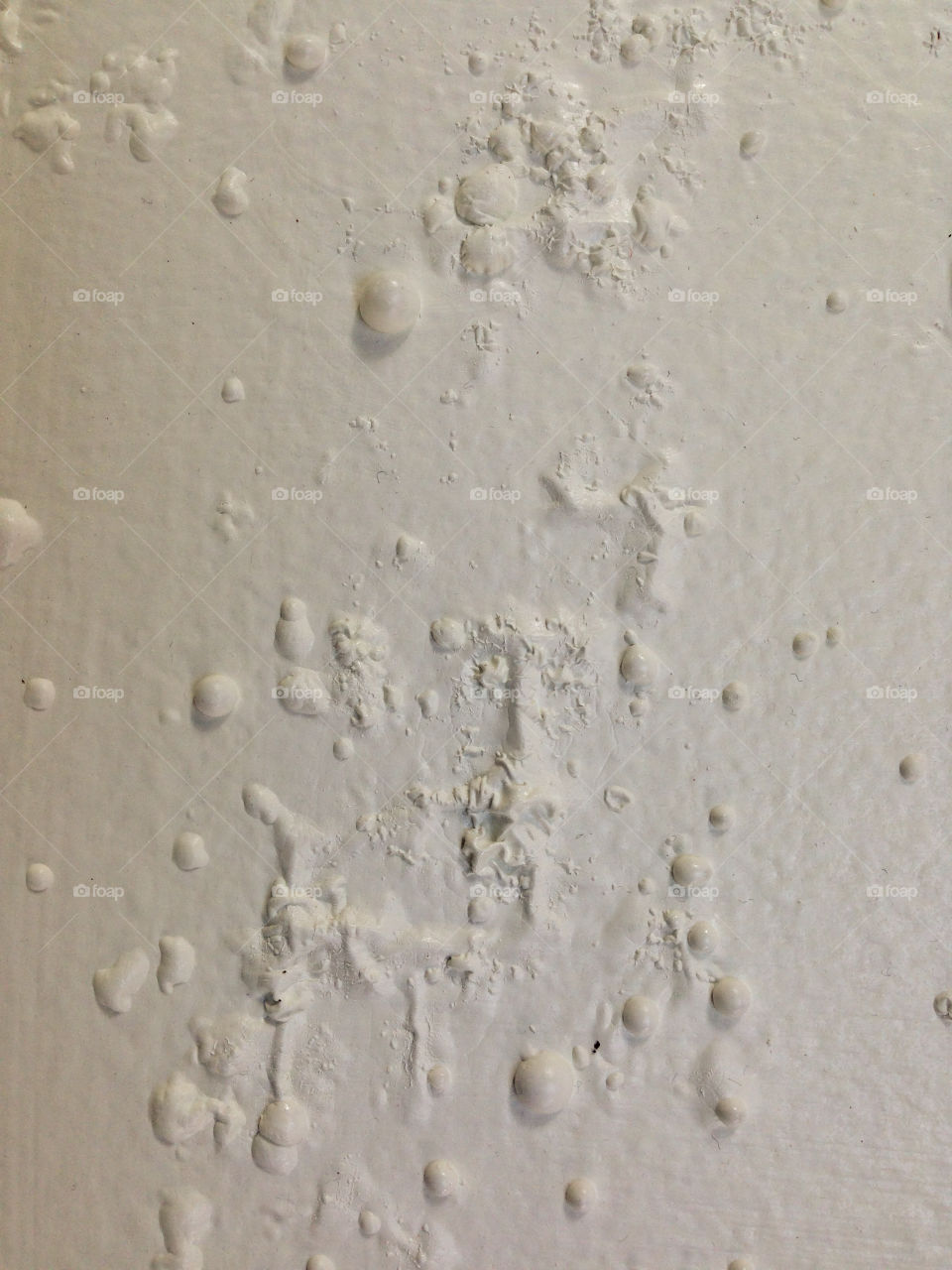 Buckling paint on old door