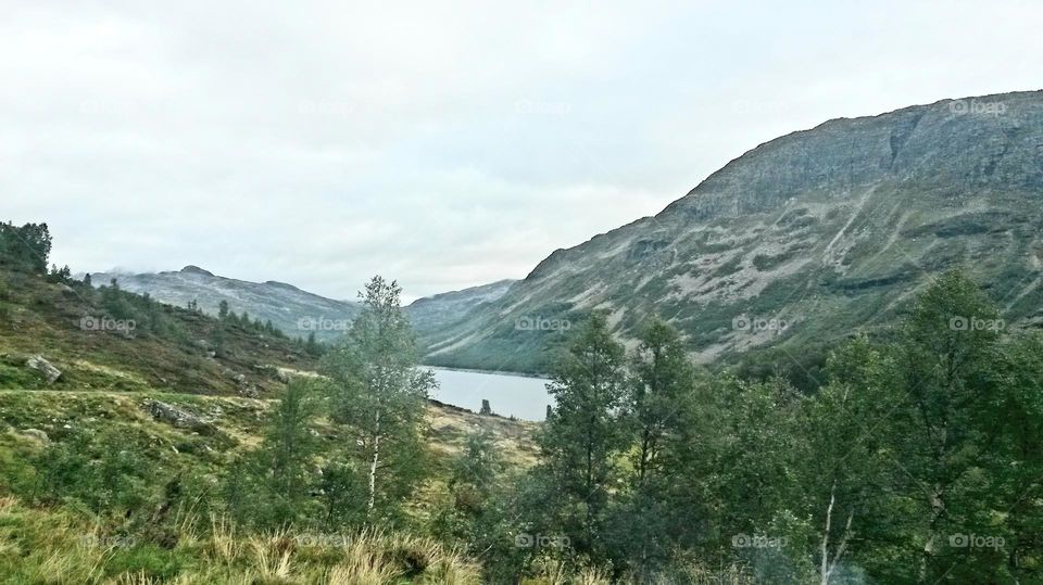 The rough nature in Norway