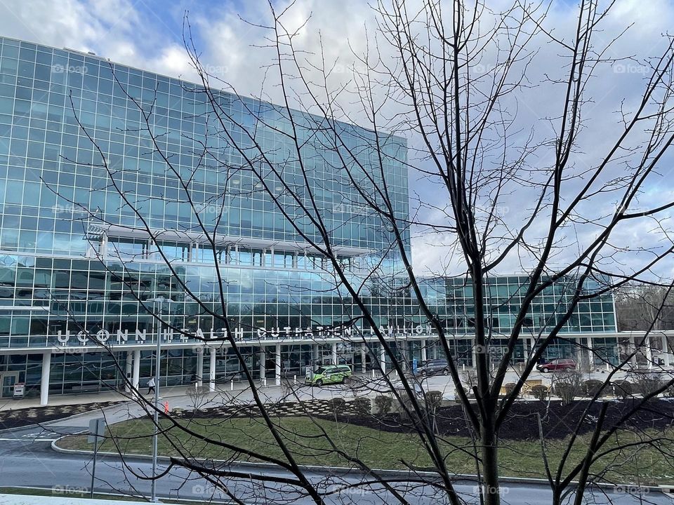 Architecture made of glasses