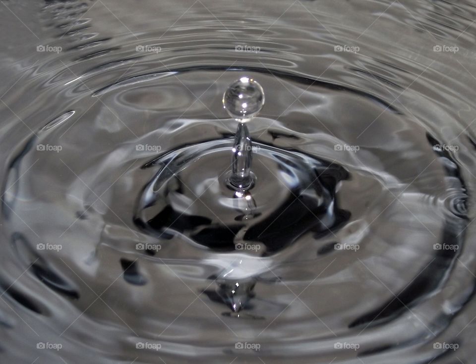Close-up of drop droplet