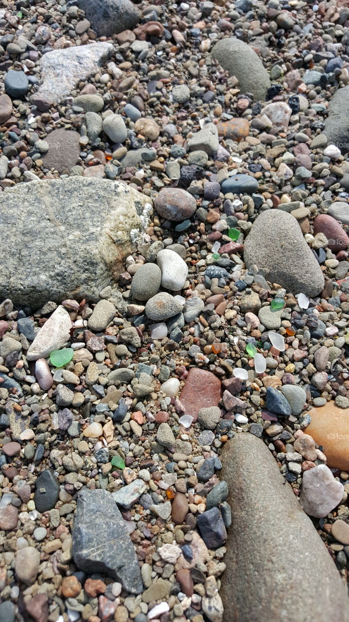 Sea Glass Beach. This is the best beach for finding sea glass, on the coast of Nova Scotia