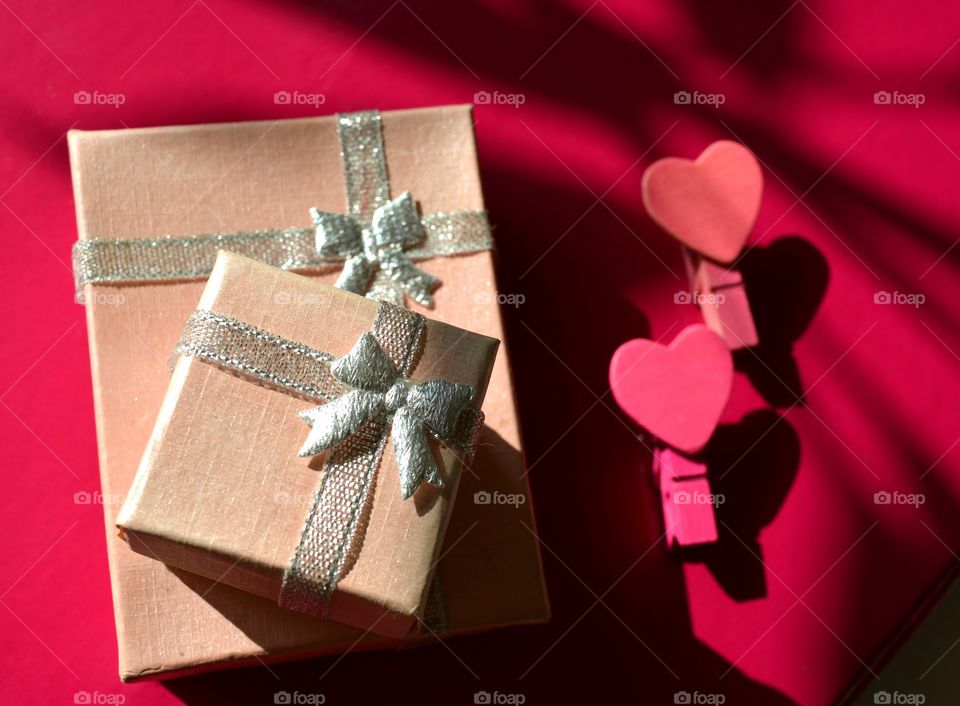 Box, Gift, Christmas, Thread, Love