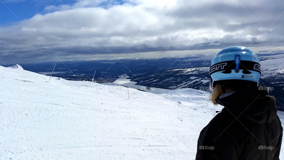 View from Mount Åreskutan, Sweden