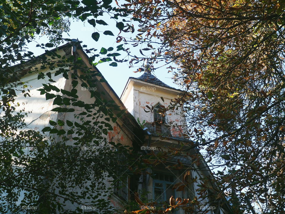 old abandoned building in Zhytomyr region, autumn 2018 (house Tereshchenkov)