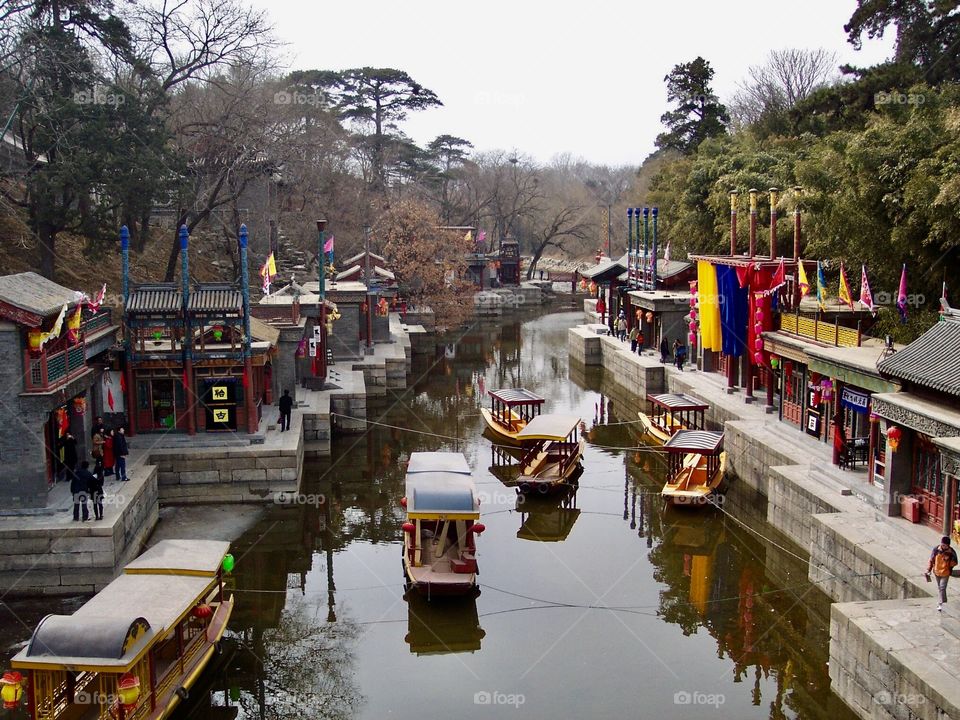 Waterway in Beijing China 